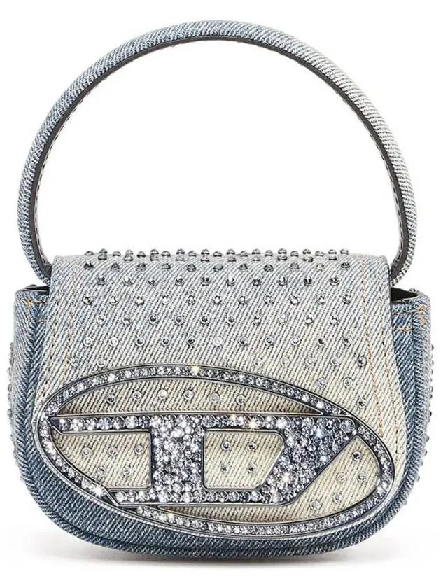 1DR Crystal-Embellished Mini Bag Blue