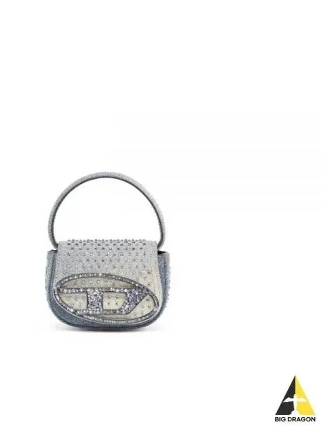 1DR Crystal-Embellished Mini Bag Blue