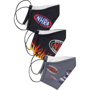 3-Pack Reusable NHRA Face Coverings