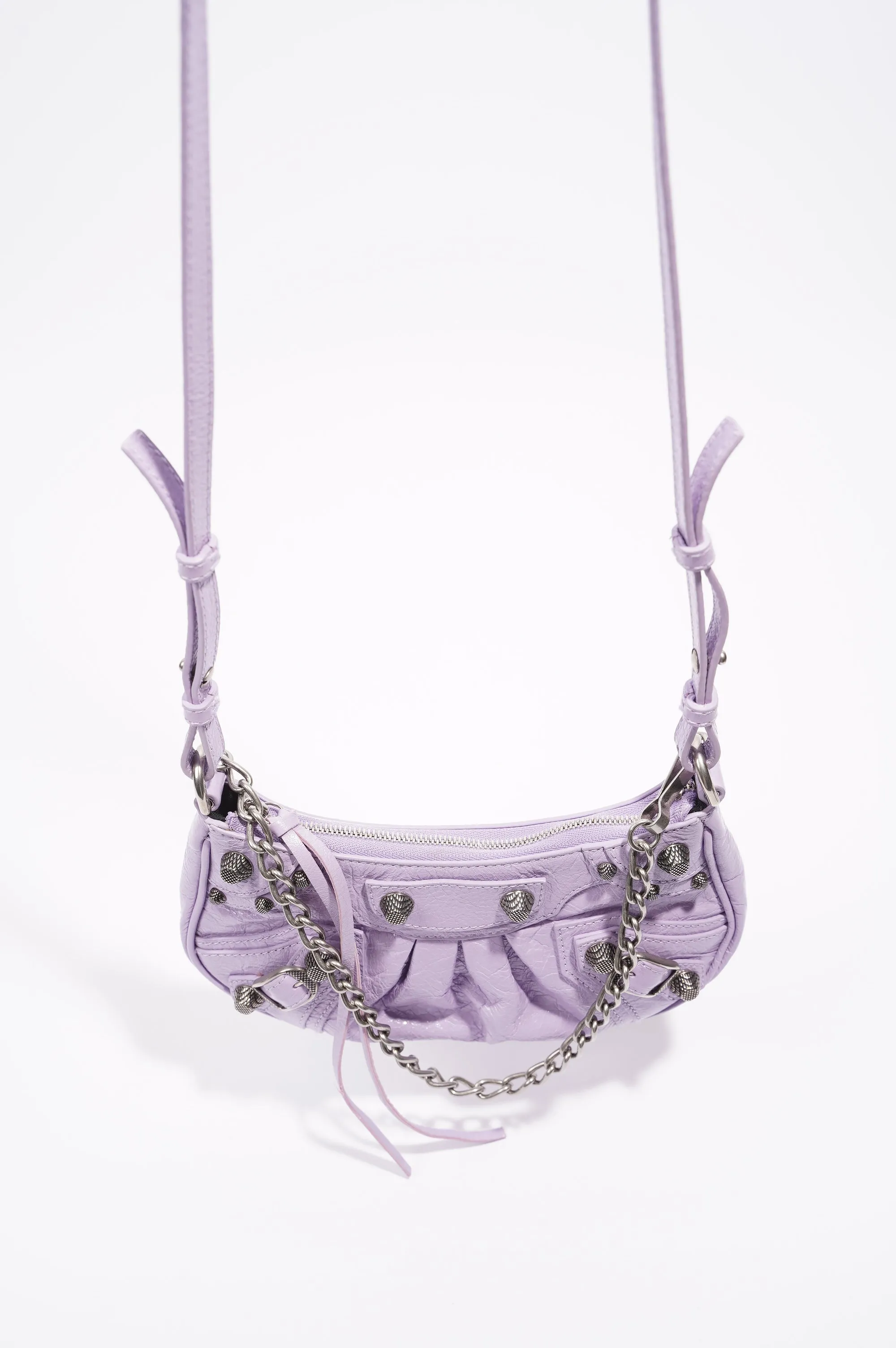 Balenciaga Le Cagole Bag Leather Lilac Mini