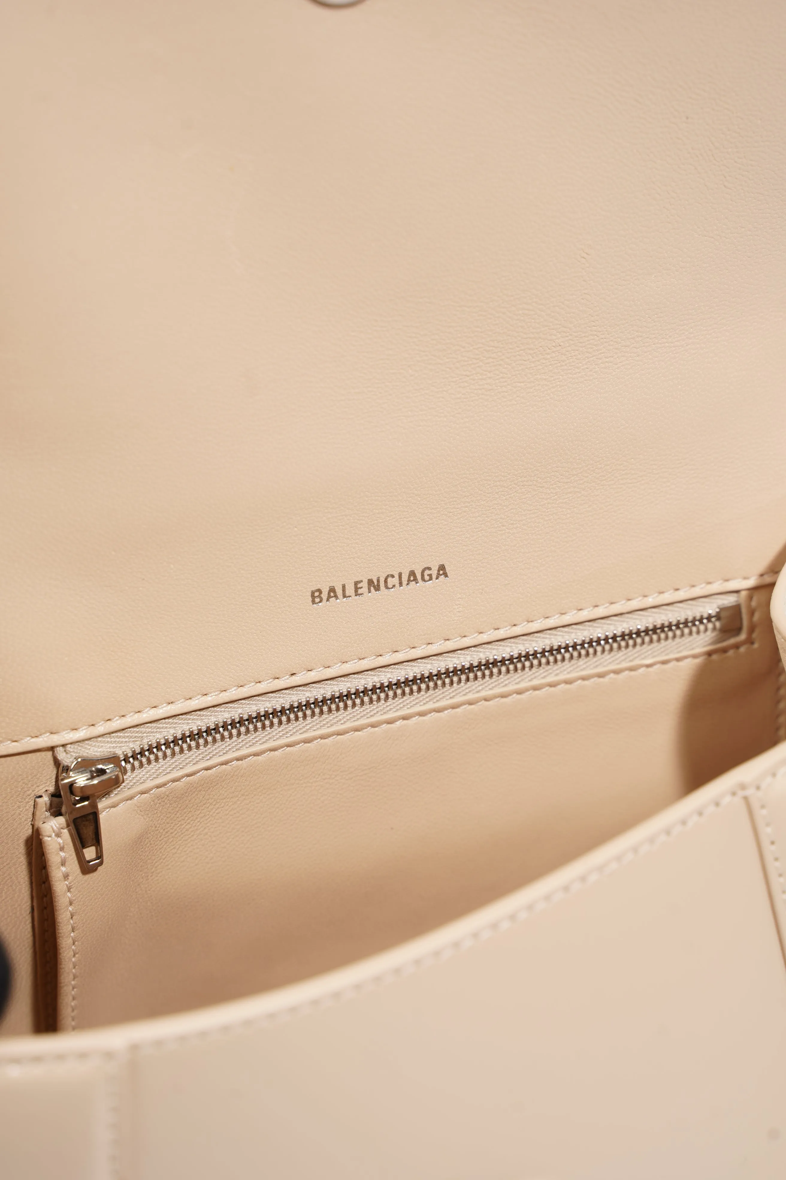 Balenciaga Womens Hourglass Bag Small