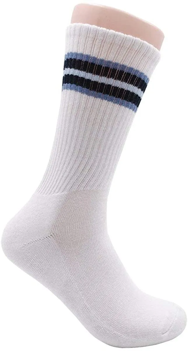 Ben Sherman Menâ€™s 3-Pack Casual Cushioned Over the Calf Ribbed Socks - Natural Cotton Blend