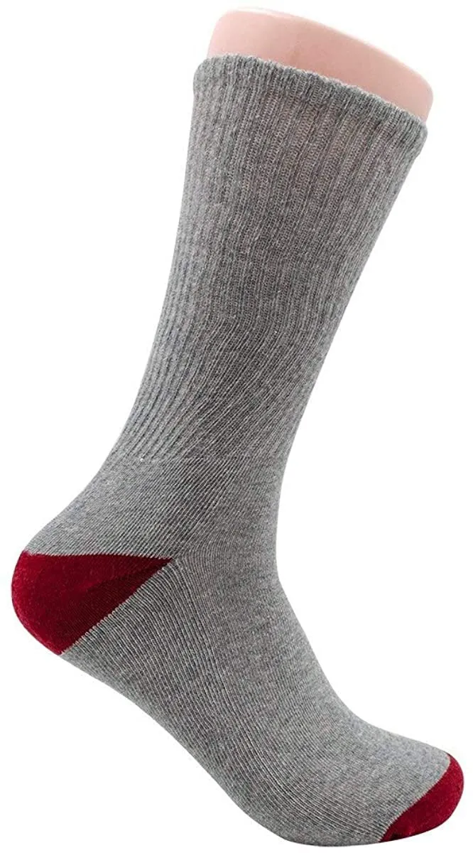 Ben Sherman Menâ€™s 3-Pack Casual Cushioned Over the Calf Ribbed Socks - Natural Cotton Blend