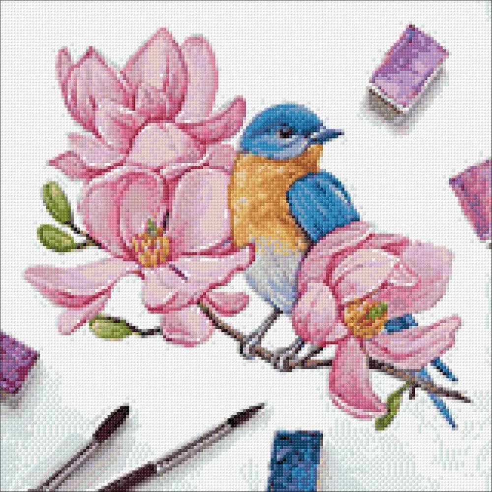 Bird Cs2713 15.75x15.75 inches Crafting Spark Diamond Painting Kit