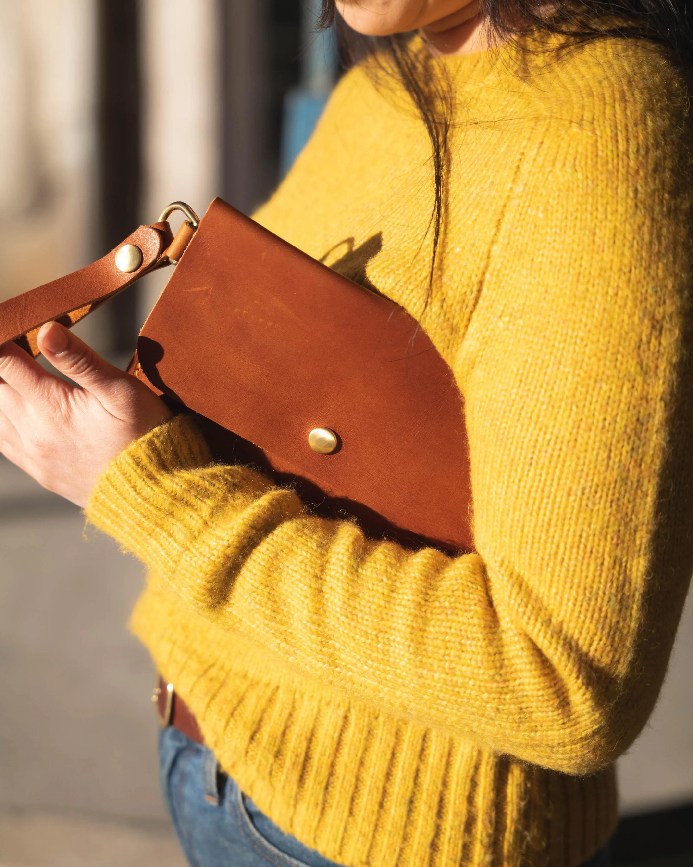 Black Harvest Wristlet Clutch