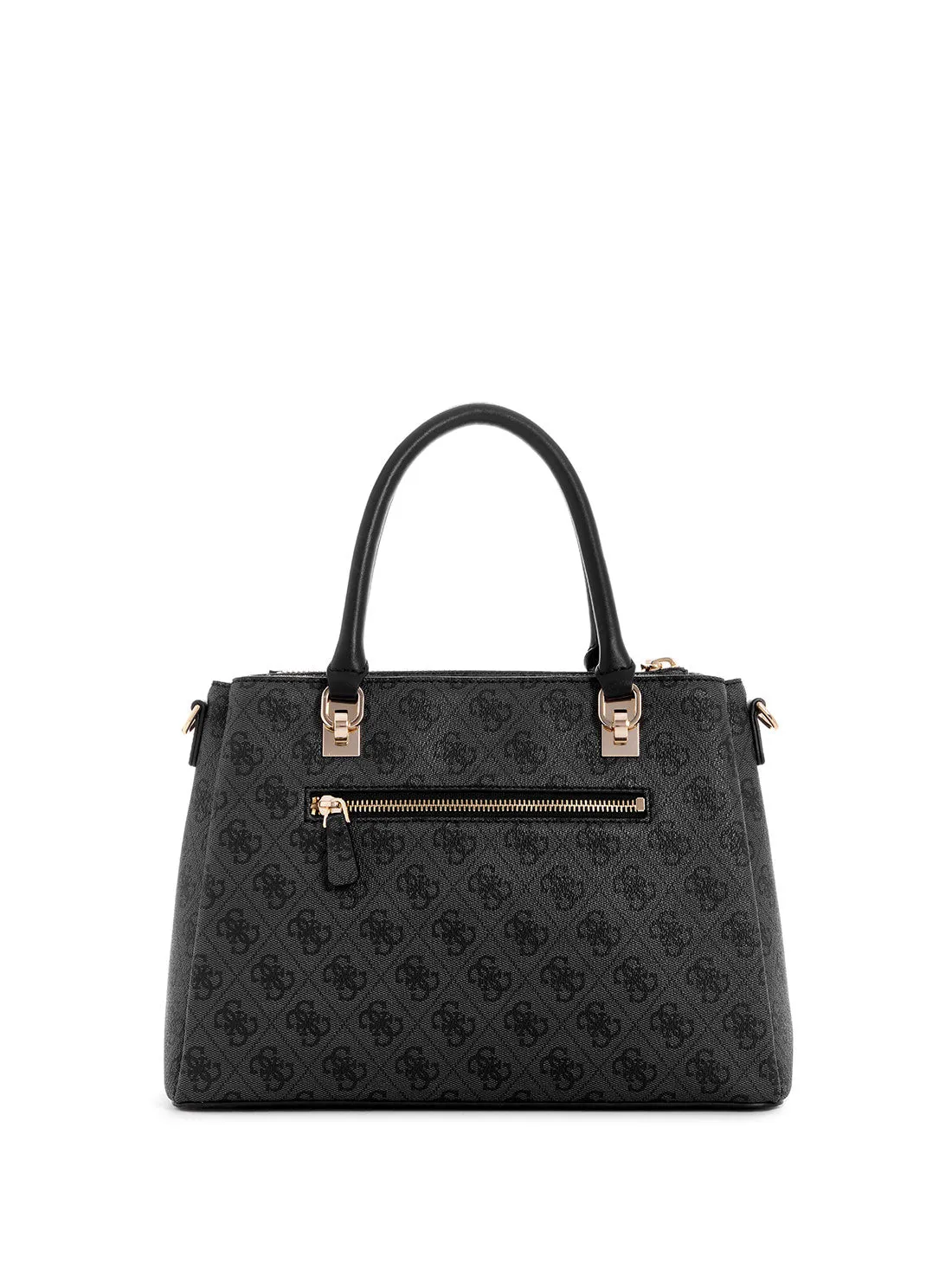 Black Logo Cristiana Satchel Bag