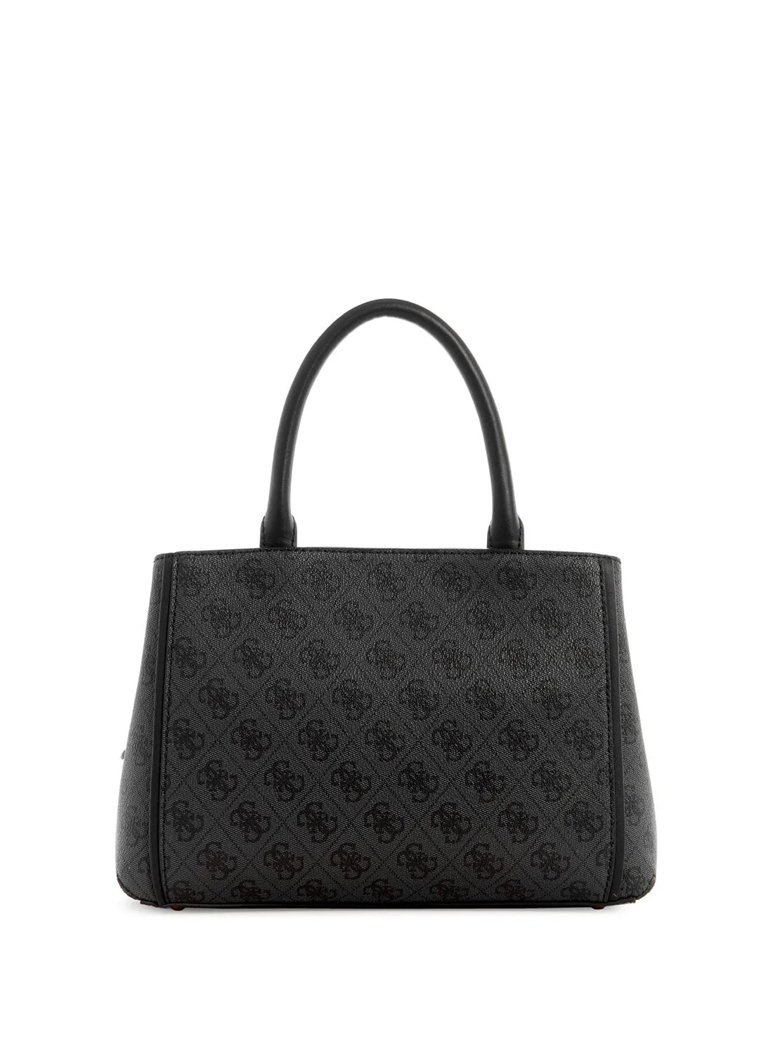 Black Logo Izzy Small Girlfriend Satchel Bag