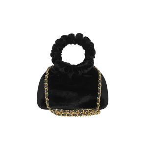 Black Velvet Cloud Bag(Final Sale)