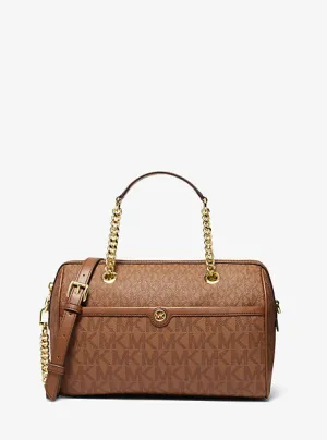 Blaire Medium Logo Satchel