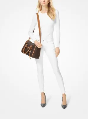 Carine Medium Logo Satchel