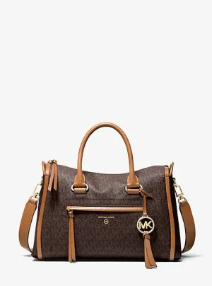 Carine Medium Logo Satchel