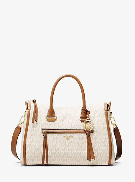 Carine Medium Logo Satchel