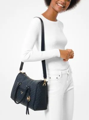 Carine Medium Logo Satchel