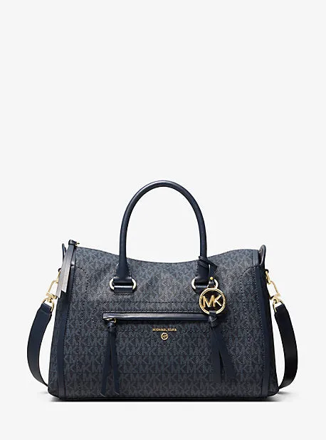 Carine Medium Logo Satchel