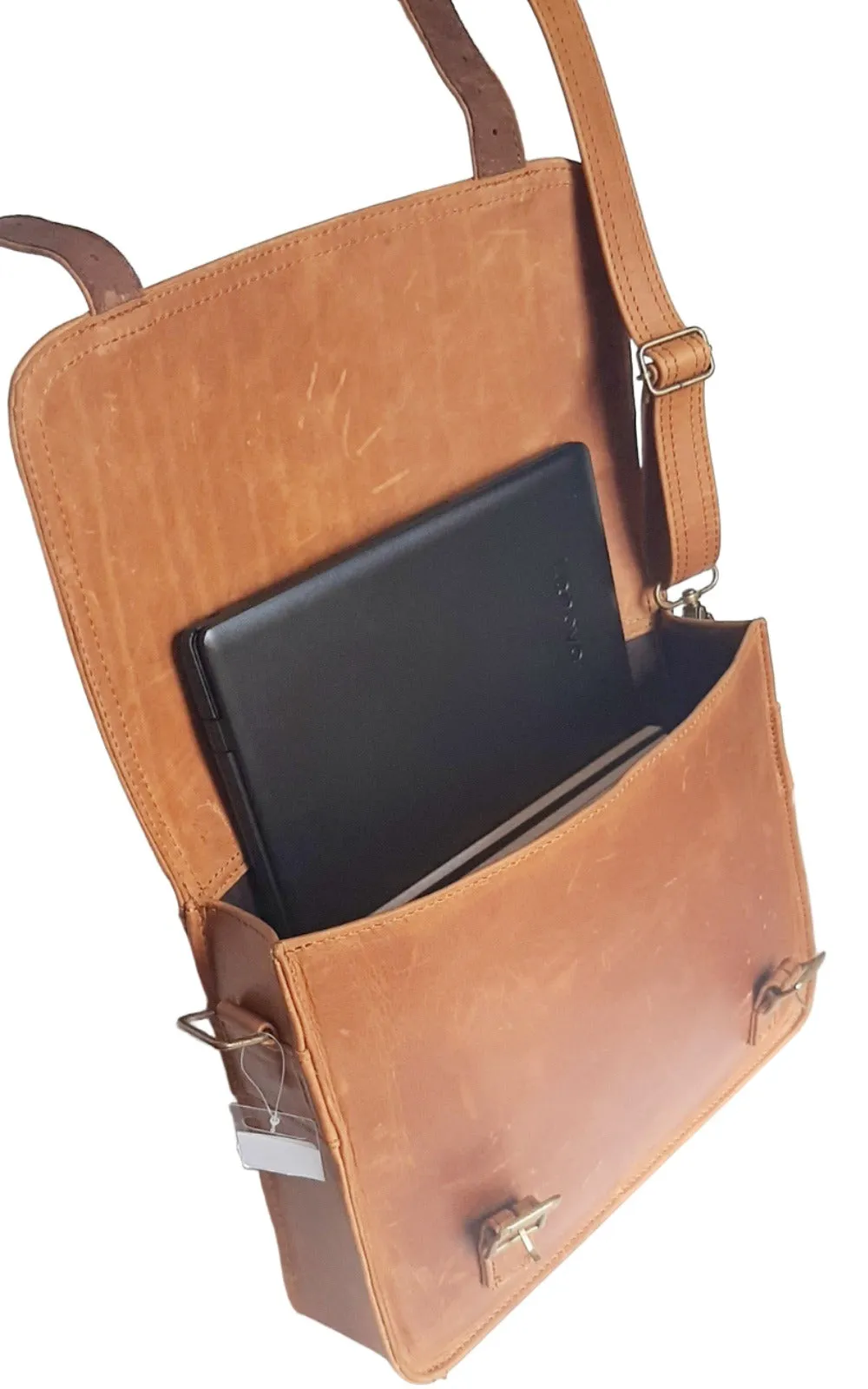 Carryn 13 - 14"leather laptop bag