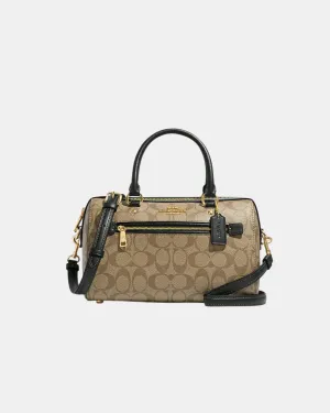 Coach Rowan Satchel In Signature Canvas