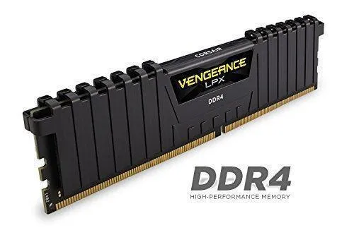 Corsair Vengeance LPX 32GB (2x16GB) DDR4 DRAM 2666MHz (PC4-21300) C16 Memory Kit - Black