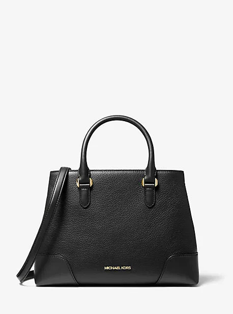 Crosby Medium Pebbled Leather Satchel