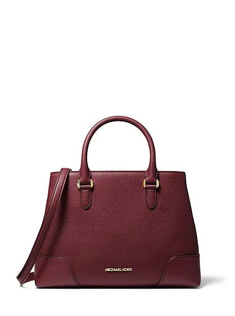 Crosby Medium Pebbled Leather Satchel