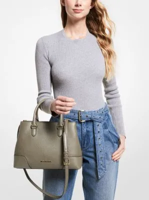 Crosby Medium Pebbled Leather Satchel