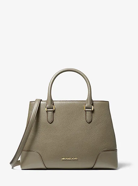 Crosby Medium Pebbled Leather Satchel