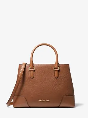 Crosby Medium Pebbled Leather Satchel