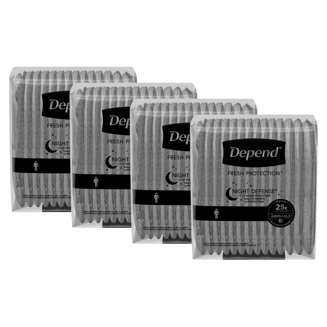 Depend Premium Night Defense Underwear for Men