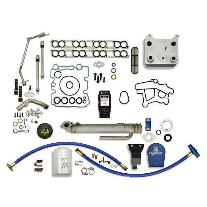 *Discontinued* 2003-2007 Powerstroke Solution Kit W/ Round Cooler, Filter, '03 Update (SD-BS-6.0-EGRC-RC-CF-UK-03)