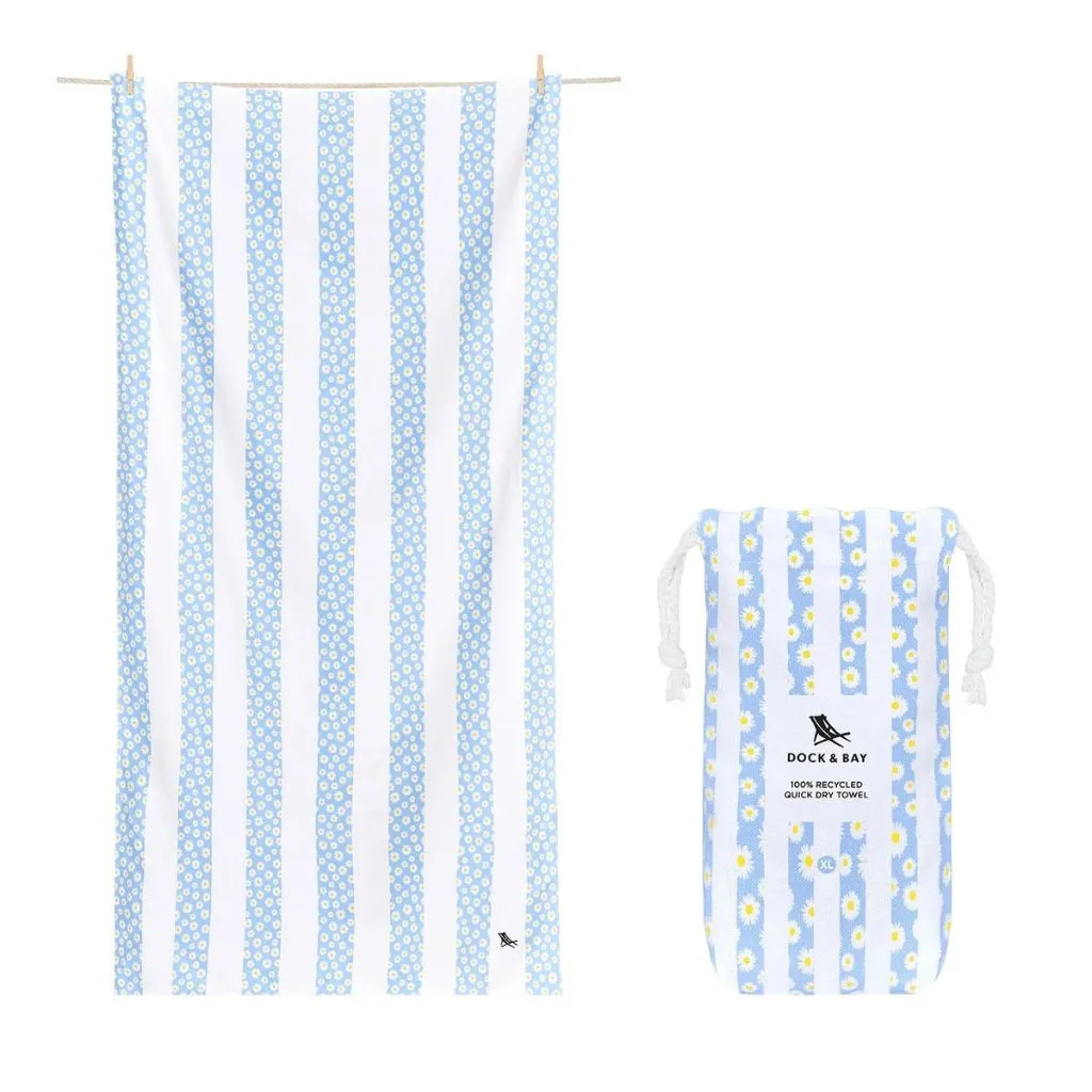 Dock & Bay Beach Towel Cabana Light Collection XL - Daisy Daze