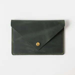 Eucalyptus Leather Clutch