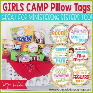 Girls Camp {Gift Tag Kit}   MINISTERING PRINTABLE