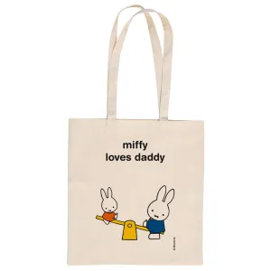 miffy loves daddy  Personalised Tote Bag