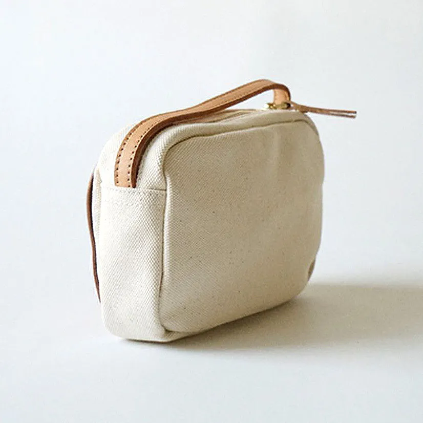 Mini Phone Bag,Canvas Vegetable-Tanned Leather Crossbody Bag-i7bags