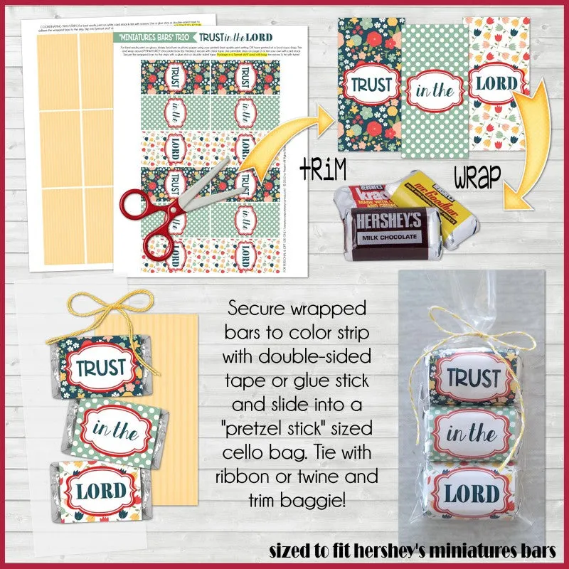 Miniatures Bars Wrappers {TRIO BUNDLE 1} PRINTABLE