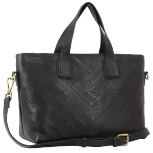 Pierre Cardin Herringbone Leather Tote PC3473