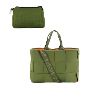 POUCH   ICON TOTE - SAFARI GREEN