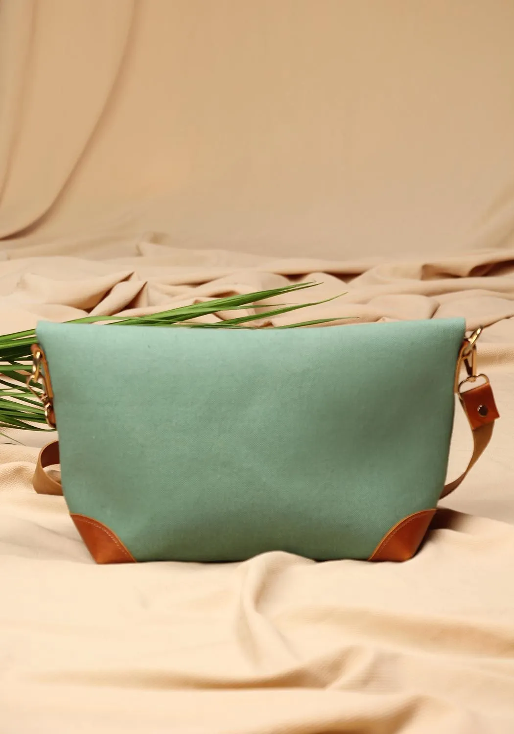 Saucy Canvas Fabric Sling Bag