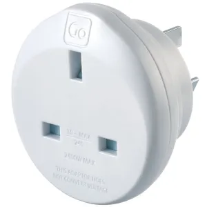 UK Visitor Travel Power Adaptor